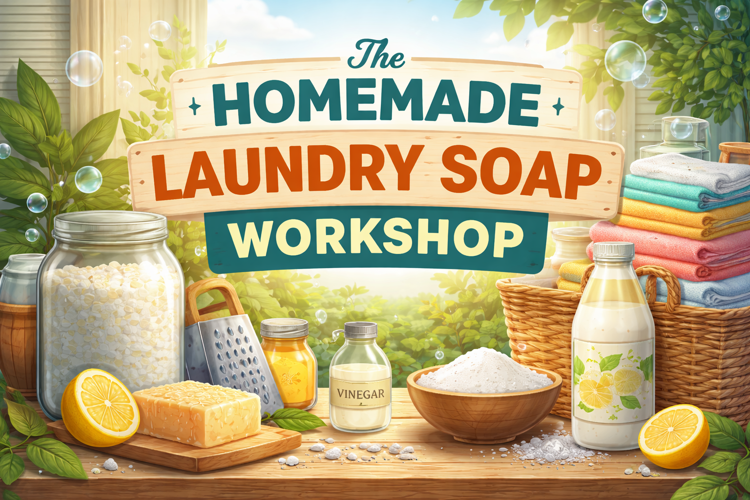 The Homemade Laundry Soap Workshop